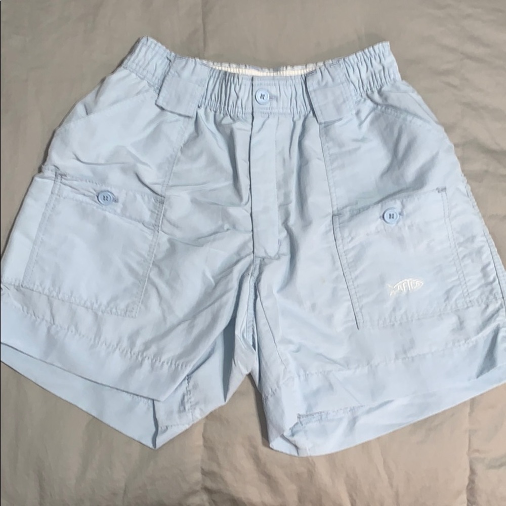 Aftco shorts, bight blue color